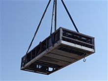 Lifting off the old Carrier Multi-Zone Unit