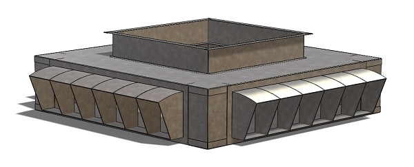 plenum diffuser fan duct design